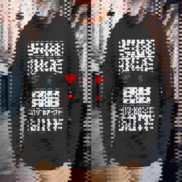 Cardistry デッキカード フローリッシュ トリック トランプ トレーナー 長袖tシャツ 長袖Tシャツ 高齢者への贈り物