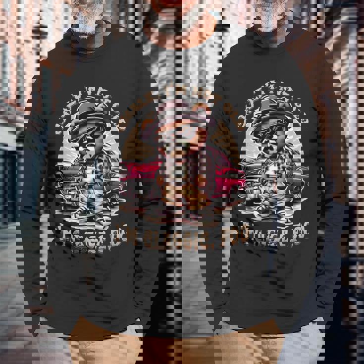 Chale Im Not Old Im Classic Fool ローライダー チカーノ 長袖Tシャツ 高齢者への贈り物