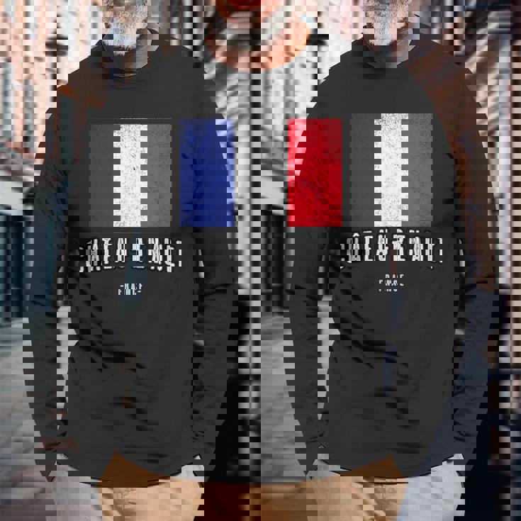 Château-Renault France 長袖Tシャツ 高齢者への贈り物