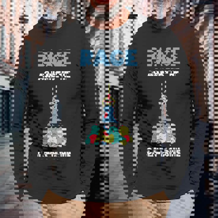 Claw Machine Rage Against Claw マシンスキル アーケードゲーマー 長袖Tシャツ 高齢者への贈り物