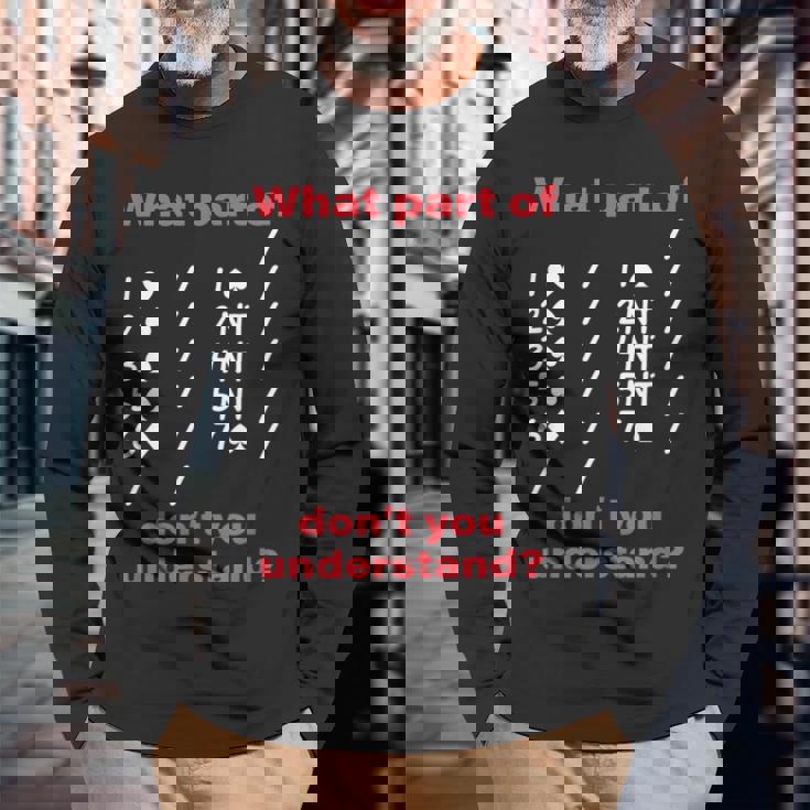 Contract Bridge アドバンスド入札 複製カードゲーム 面白い 長袖Tシャツ 高齢者への贈り物