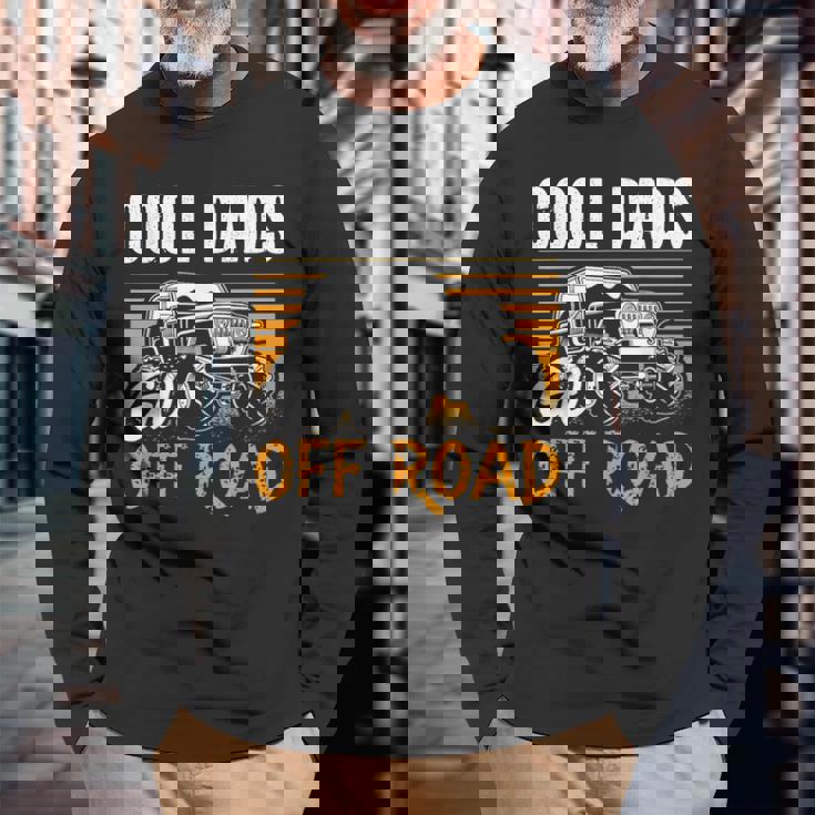 Cool Dads Go Off Road モトクロス レーシング クワッド オフロード レーシング 長袖Tシャツ 高齢者への贈り物