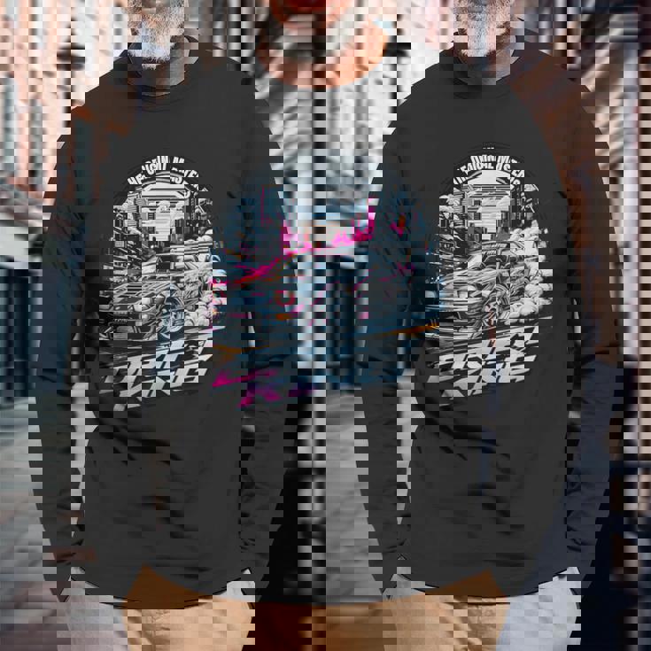 Cool Racing ビンテージ ジャパニーズjdm 東京ジャパン ドリフトレースカー 長袖Tシャツ 高齢者への贈り物