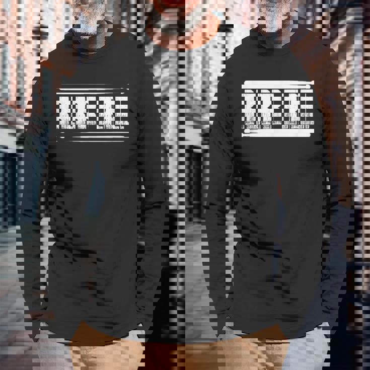 Drummer Paradiddle ドラムスティック 長袖Tシャツ 高齢者への贈り物