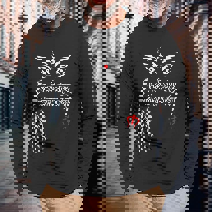 Durga Puja Bengali Festival 長袖Tシャツ 高齢者への贈り物
