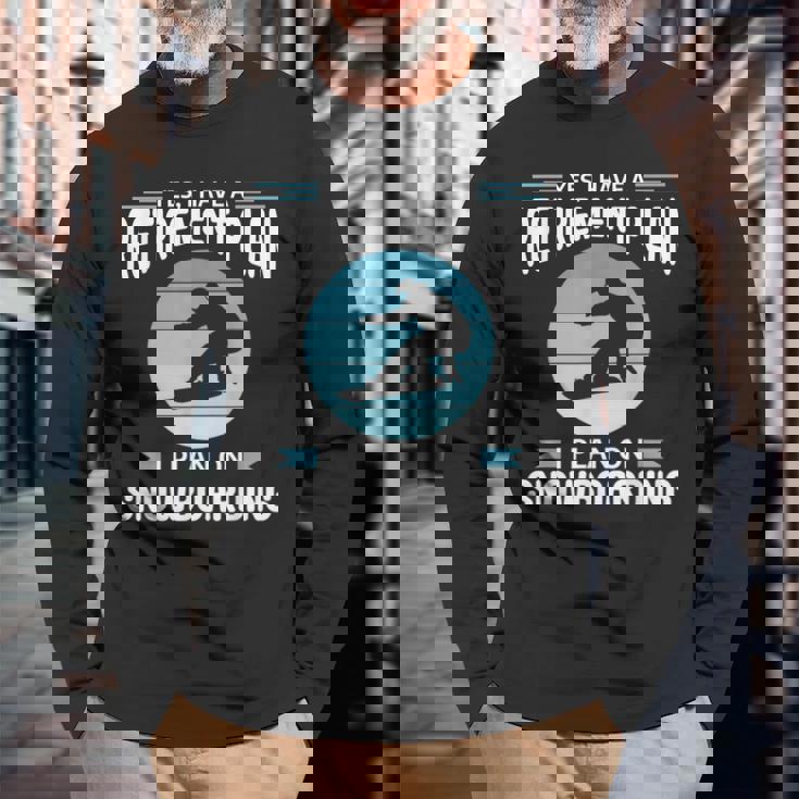 Eatleep スノーボード リピートスノーボード スノボ スノボ 長袖Tシャツ 高齢者への贈り物