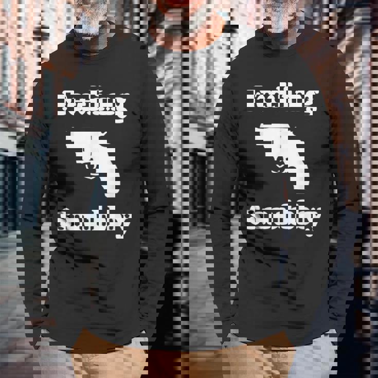 Feelingnubby Revolver Pistol スナブノーズ スナブノーズ 長袖Tシャツ 高齢者への贈り物