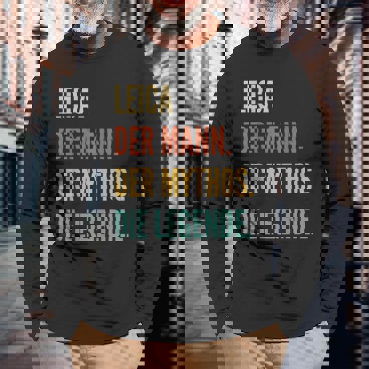 German First Name Leica 長袖Tシャツ 高齢者への贈り物