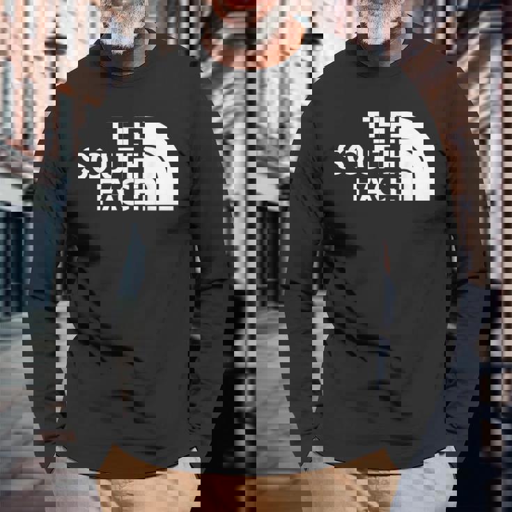 Parody Theouth Face スマートピープルのためのクールなデザイン 長袖Tシャツ 高齢者への贈り物