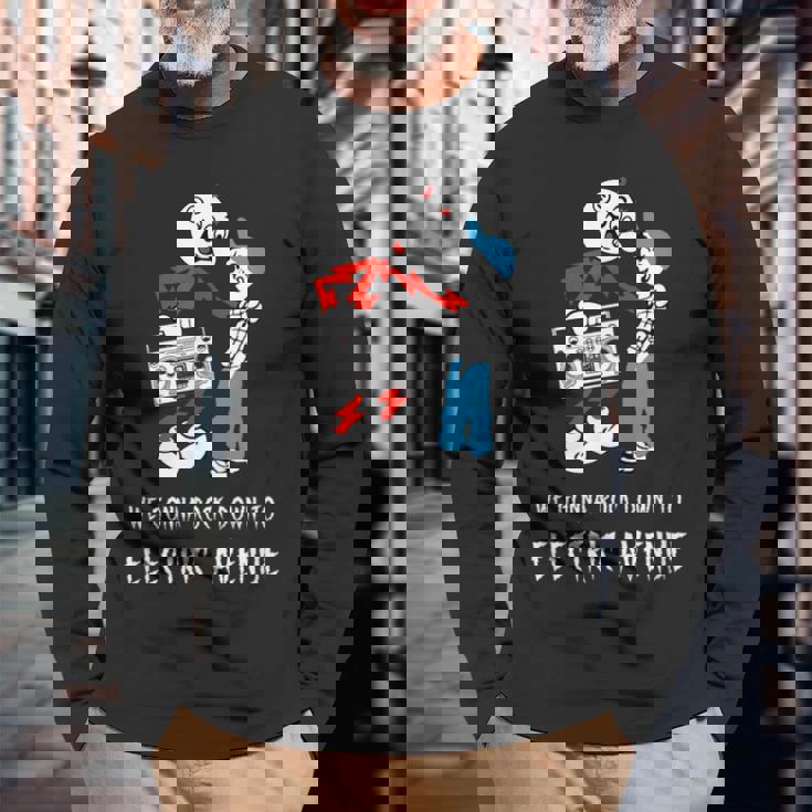 Reddy Kilowatt Electric Avenue 80年代ブームボックス ビンテージ 長袖Tシャツ 高齢者への贈り物