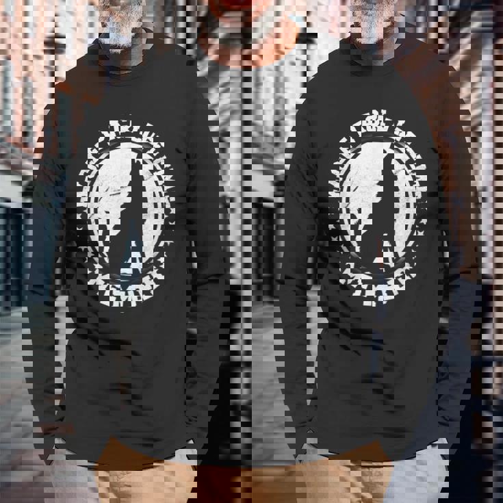 Wolf Wolf ギフト 長袖Tシャツ 高齢者への贈り物