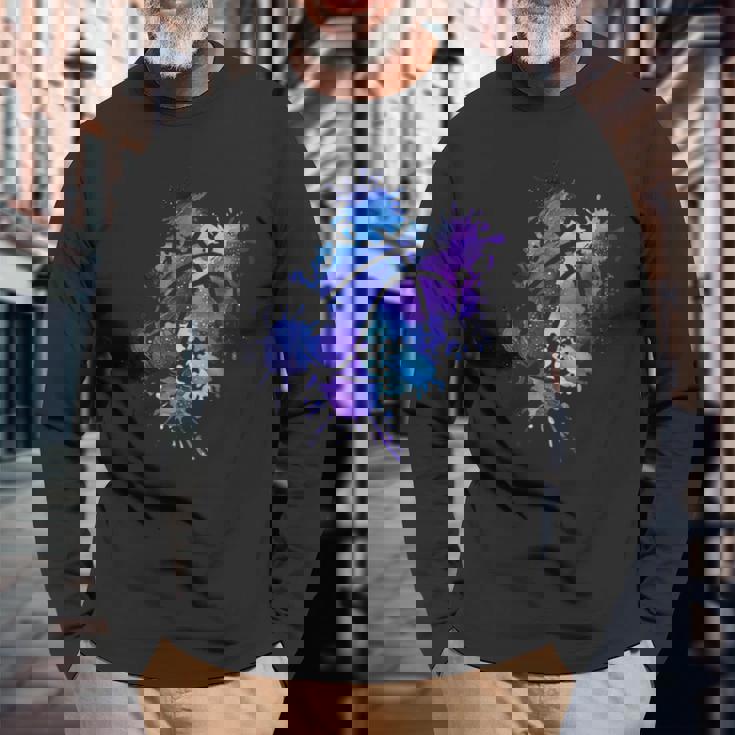 Galaxyplash バスケットボールtシャツ メンズ レディース クール 長袖Tシャツ 高齢者への贈り物