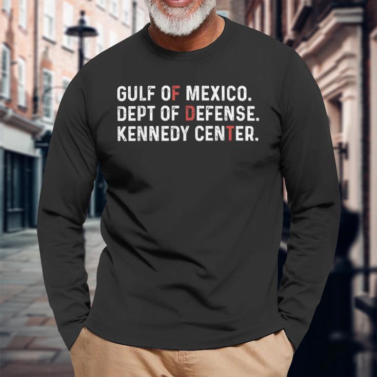 Gulf Of Mexico Dept Of Defense Kennedy Center Long Sleeve T-Shirt Gifts for Old Men Gulf Of Mexico Dept Of Defense Kennedy Center Long Sleeve T-Shirt Gifts for Old Men