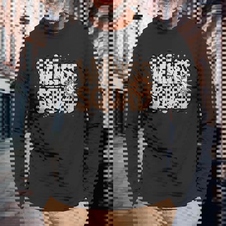 Happy Wellnessquad フィットネス Ot ナースキャンプ Pta PE ジム 部族 長袖Tシャツ 高齢者への贈り物