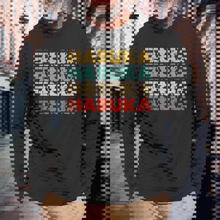 Haruka 遥 長袖Tシャツ 高齢者への贈り物