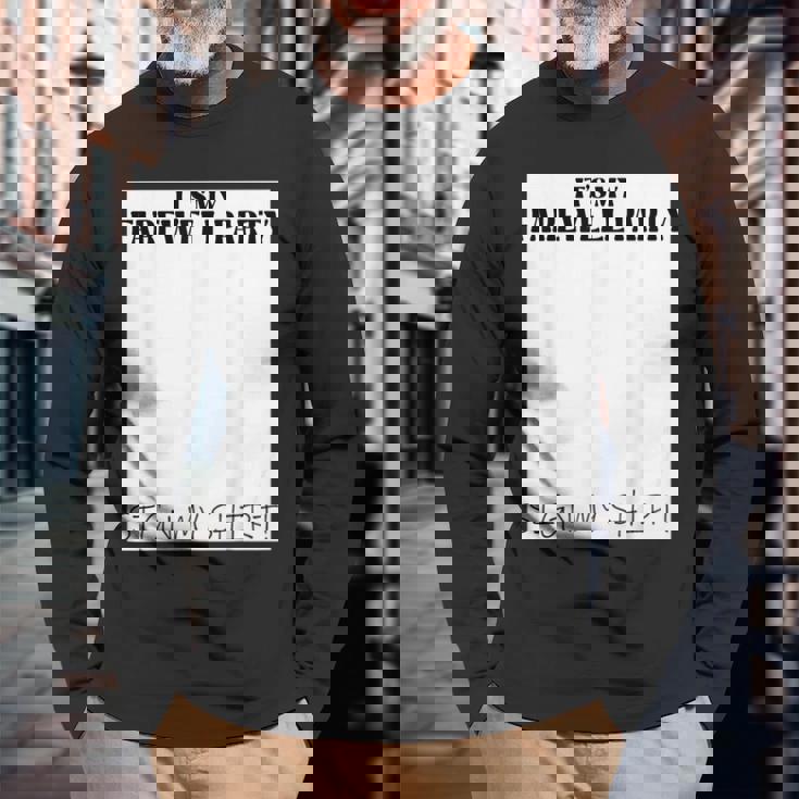 It's My Farewell Partyign My For Goodbye Parting 長袖Tシャツ 高齢者への贈り物