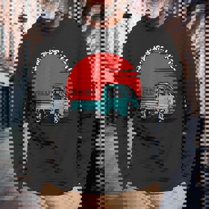 Japan Mini Truck Keiカーキャブオーバーコンパクト4wdオフロードトラック 長袖Tシャツ 高齢者への贈り物