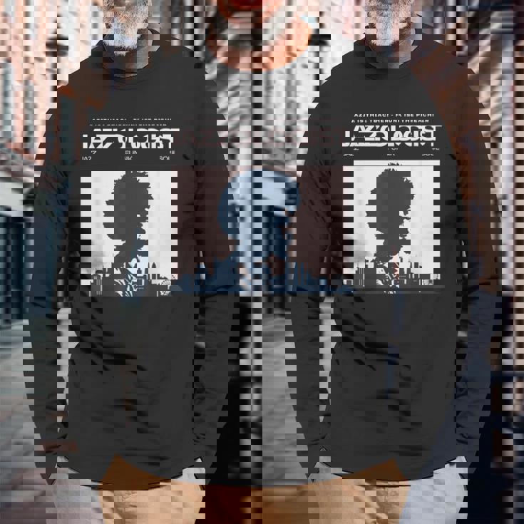 Jazzologist ヴィンテージ ジャズ ミュージック ジャズ ファンク ソウル 長袖Tシャツ 高齢者への贈り物