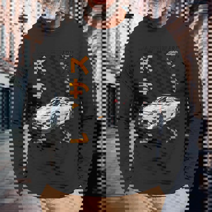 Jdm スポーツカー Lfa10 長袖Tシャツ 高齢者への贈り物