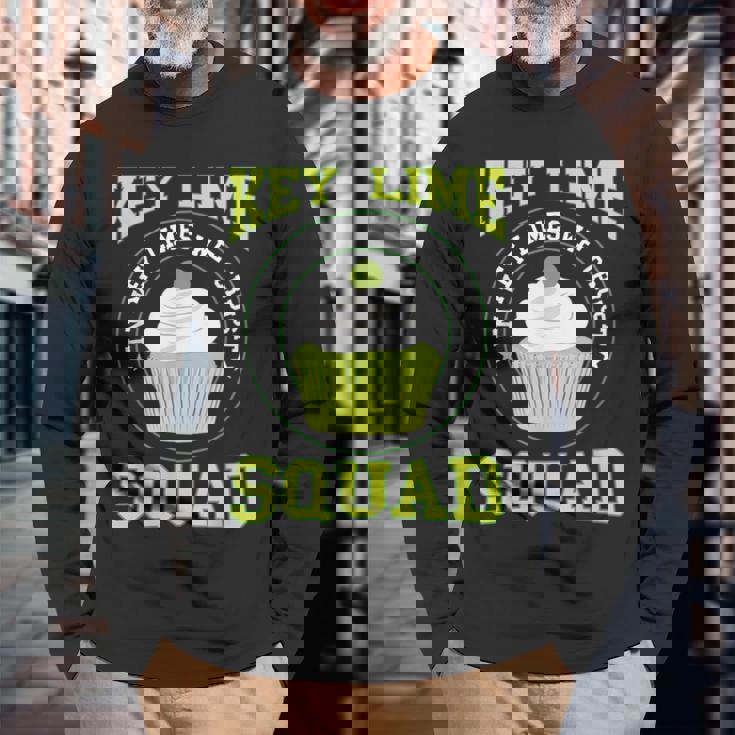 Key Lime Piequad ライム パイ ベーカー レモン フロリダパイ タルト 長袖Tシャツ 高齢者への贈り物