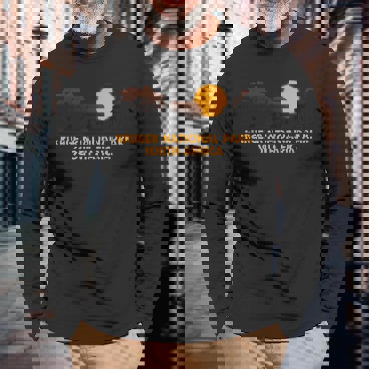 Kruger National Parkouth Africa 長袖Tシャツ 高齢者への贈り物