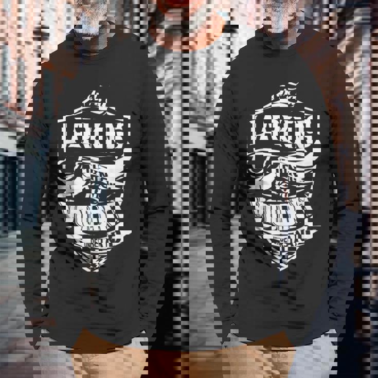 Larkins Thingです。 長袖Tシャツ 高齢者への贈り物