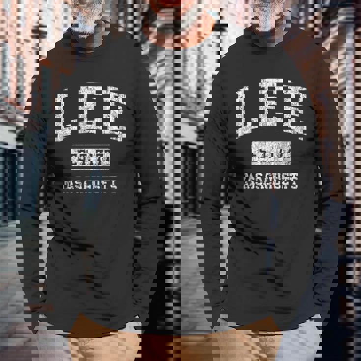 Lee Massachusetts Ma ビンテージ スポーツ 確立されたデザイン 長袖tシャツ 長袖Tシャツ 高齢者への贈り物