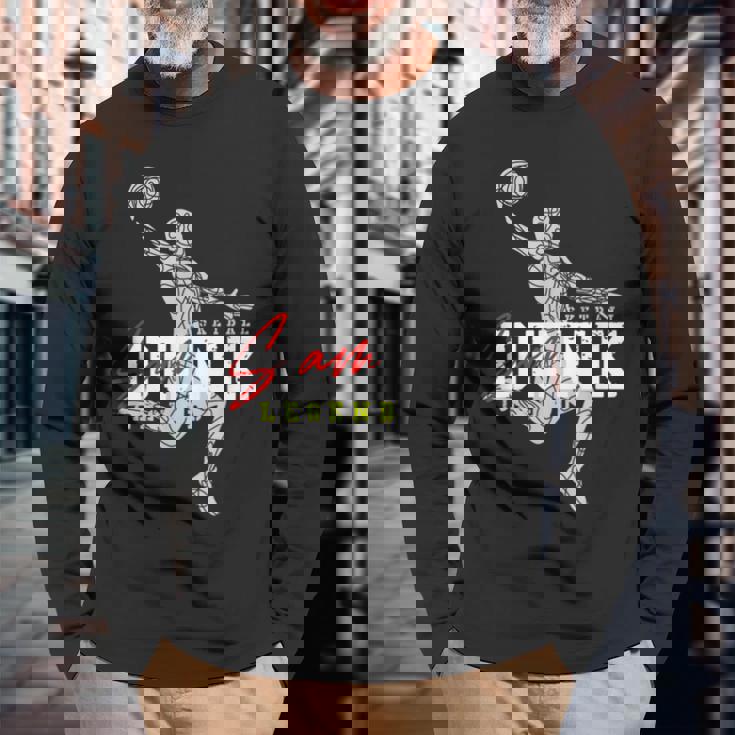 The Legend Basketballlam Dunk For The Basketball Lovers 長袖Tシャツ 高齢者への贈り物