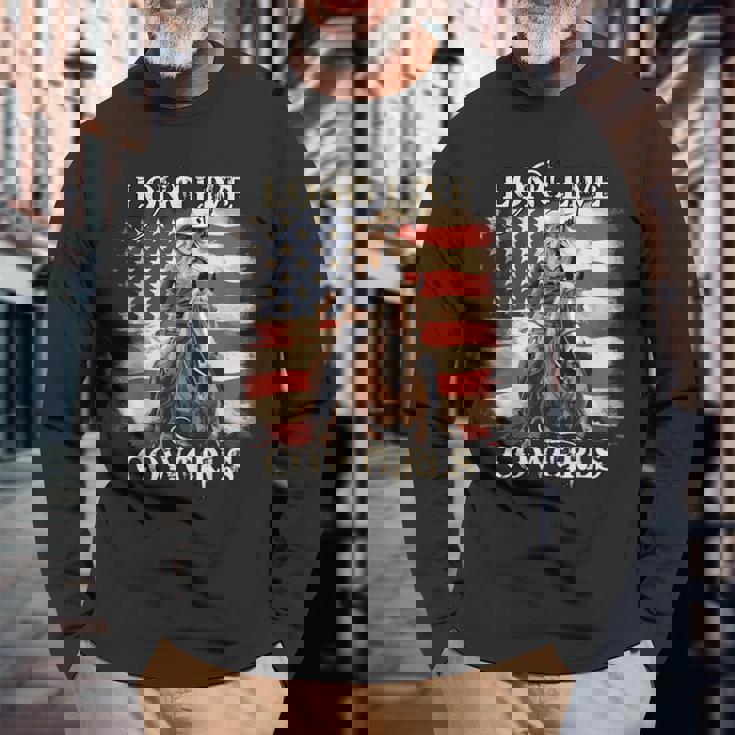 Long Live Howdy Rodeo ウエスタンカントリー サザンカウガール 長袖Tシャツ 高齢者への贈り物