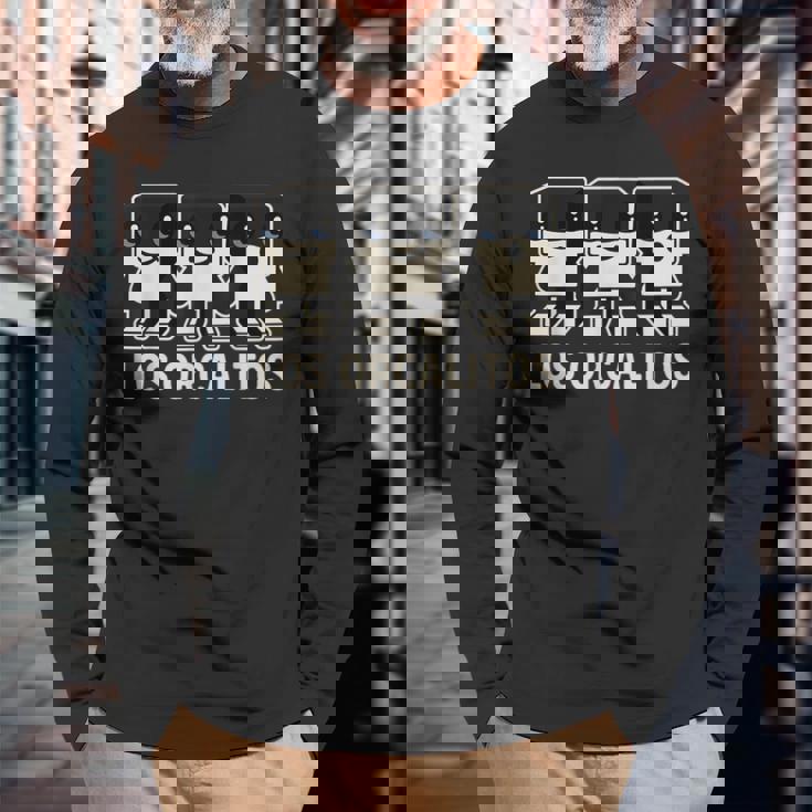 Los Orcalitos 面白いイタリアンブレインロットスラングオルカレロオルカラ 長袖Tシャツ 高齢者への贈り物