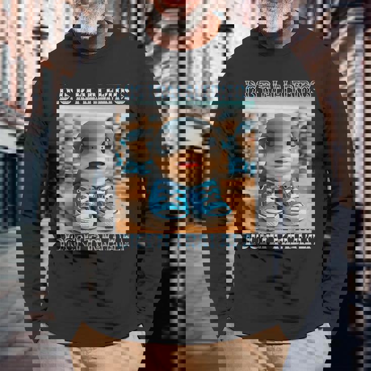 Los Traleritos Dicen Tralala イタリアンブレイン 長袖Tシャツ 高齢者への贈り物