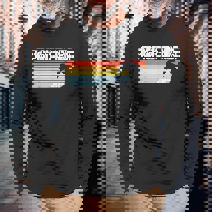 I Love Pacific Beach California Ca パシフィックオーシャンウェーブ 長袖Tシャツ 高齢者への贈り物