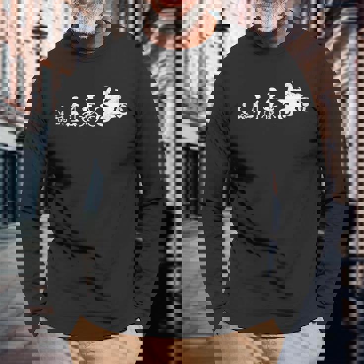 Moto Evolution 長袖Tシャツ 高齢者への贈り物