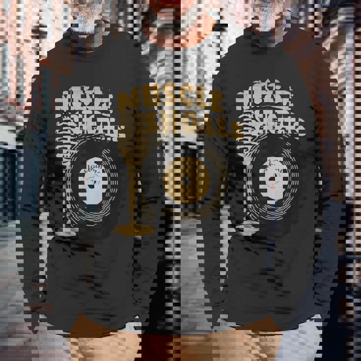 Musclehoals アラバマビンテージスタイル 長袖Tシャツ 高齢者への贈り物