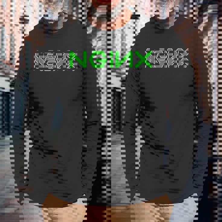 Nginx 長袖Tシャツ 高齢者への贈り物