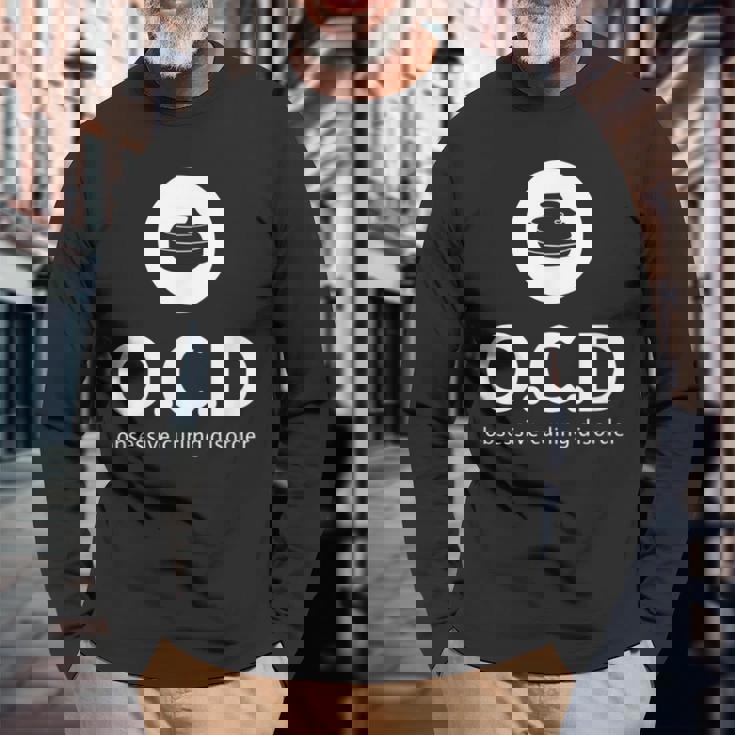 Obsessive Curling Disorder Curler Curling ギフト 長袖Tシャツ 高齢者への贈り物