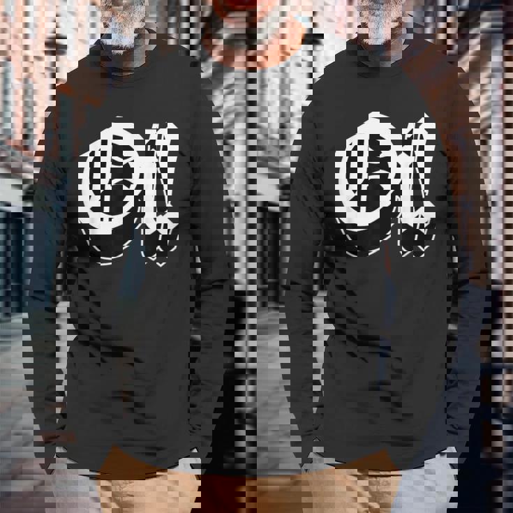 Oi スキンヘッド、スカ、パンク、レボリューション、フーリガン、シャツ 長袖Tシャツ 高齢者への贈り物