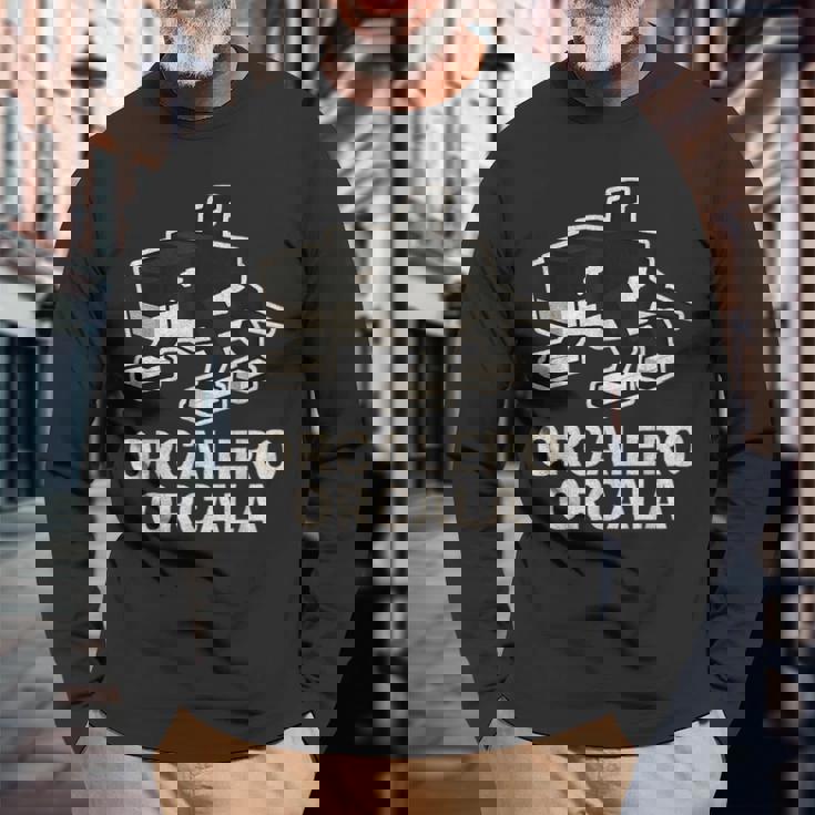 Orcalero Orcala 面白いイタリアンブレインロットスラングゲームミーム 長袖Tシャツ 高齢者への贈り物