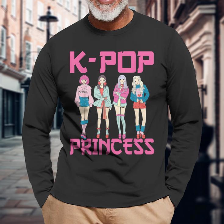 Princesa Del K-Pop En El K-Pop Camiseta de manga larga Regalos para ancianos
