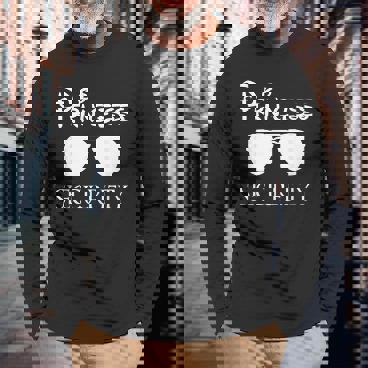 Princessecurity On Duty Family Guardian Officer 長袖Tシャツ 高齢者への贈り物