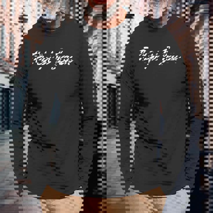 Pépé Jean Clothing おもしろギフト 似顔絵 有名ブランド 長袖Tシャツ 高齢者への贈り物