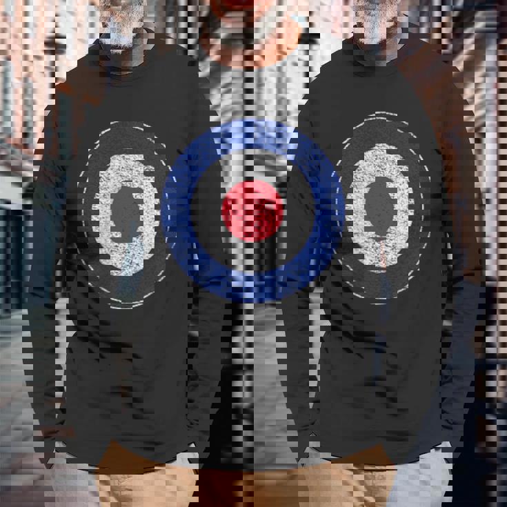 Raf Roundel 英国空軍 英国英語 長袖Tシャツ 高齢者への贈り物