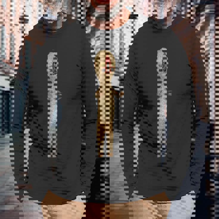 Scp-173 長袖Tシャツ 高齢者への贈り物