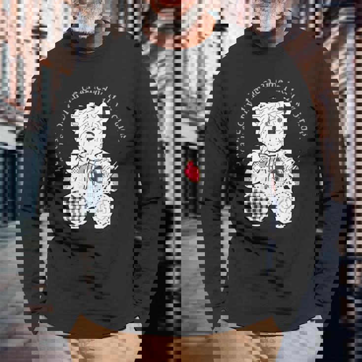 Scp-2295 The Bear With A Heart Of Patchworkcp 長袖Tシャツ 高齢者への贈り物