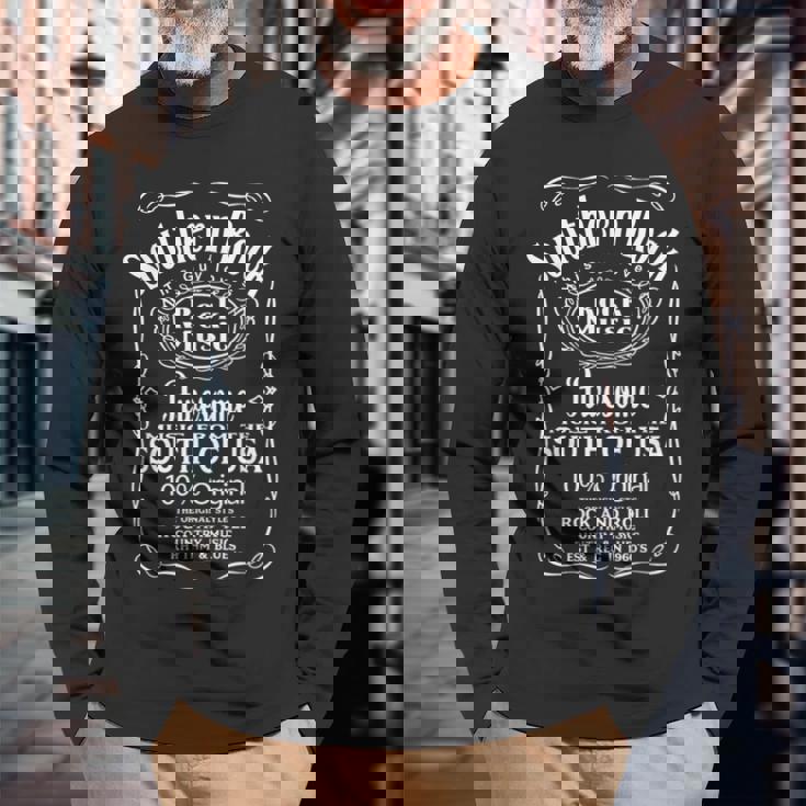 Southern Rock Music Usa アメリカ合衆国 バンド ストリートウェア 長袖Tシャツ 高齢者への贈り物