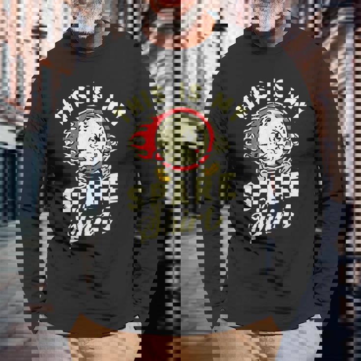 This Is Mypare ボウリングボール 面白いボーリングボウラー 長袖Tシャツ 高齢者への贈り物