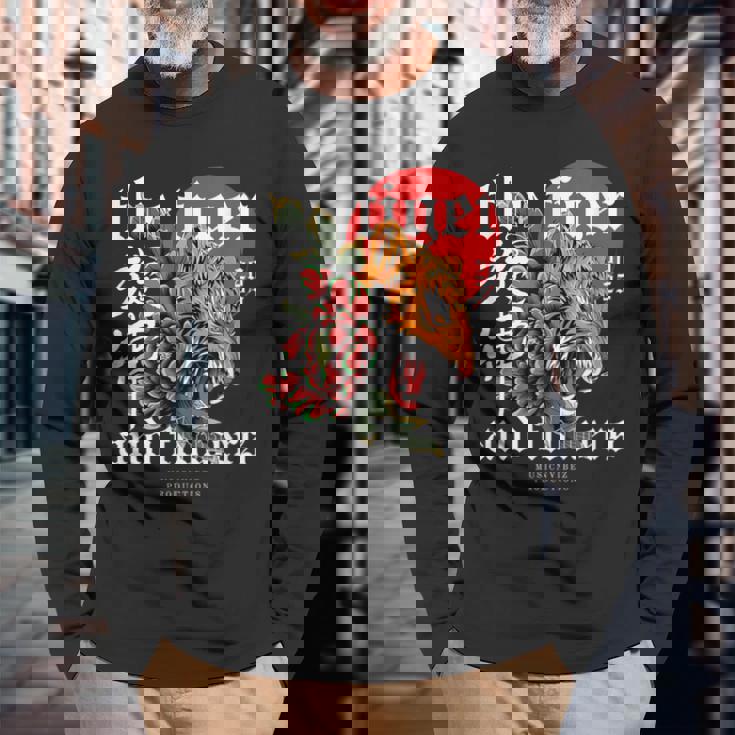 Tiger Musicnvibez 長袖Tシャツ 高齢者への贈り物