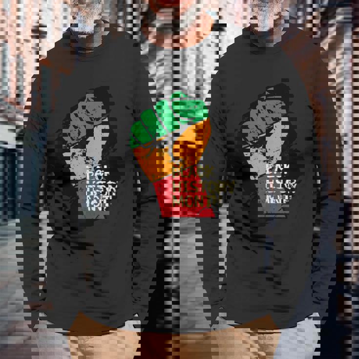 History Month One Love 長袖Tシャツ 高齢者への贈り物