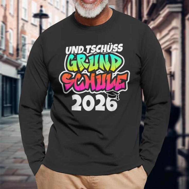 Und Tschüss Grundschule Geschafft Grundschule Abschluss 2026 Langarmshirts Geschenke für alte Männer