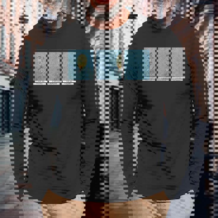 Van Goghan Goghingan Gone 長袖Tシャツ 高齢者への贈り物